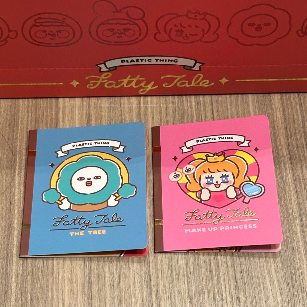一對全新plastic thing fatty Fatty Tale原盒 為食妹童話故事系列 光頭仔及女神 The tree and the ...