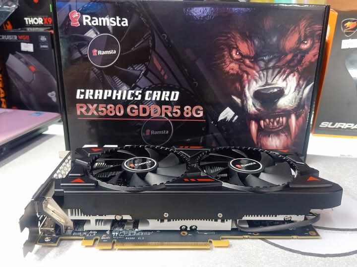 ramsta radeon rx 580 gddr5 8gb