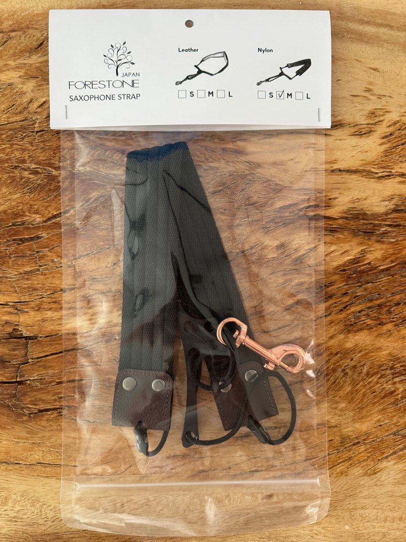 Saxophone Neck Strap Forestone Made in Japan (Category: Musical Instruments) located in Tanauan. Submitted by mvd210 (Listing ID 1341183564, Image 2). Description: For sale Forestone Neck Strap Made in Japan Original Quality Strap Lightweight and Comfortable 2.5 only.