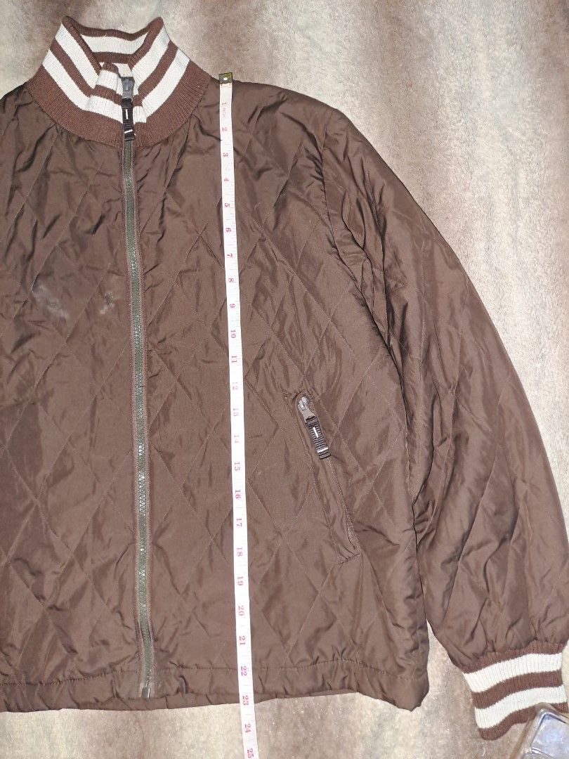 Semi-Puffer Zip Jacket (Category: Coats, Jackets and Outerwear) located in Cabanatuan. Submitted by jaipscl (Listing ID 1341142545, Image 2). Description: Double Inner Lining Unisex Large on Women S-M on Men Length: 23 Width: 20.