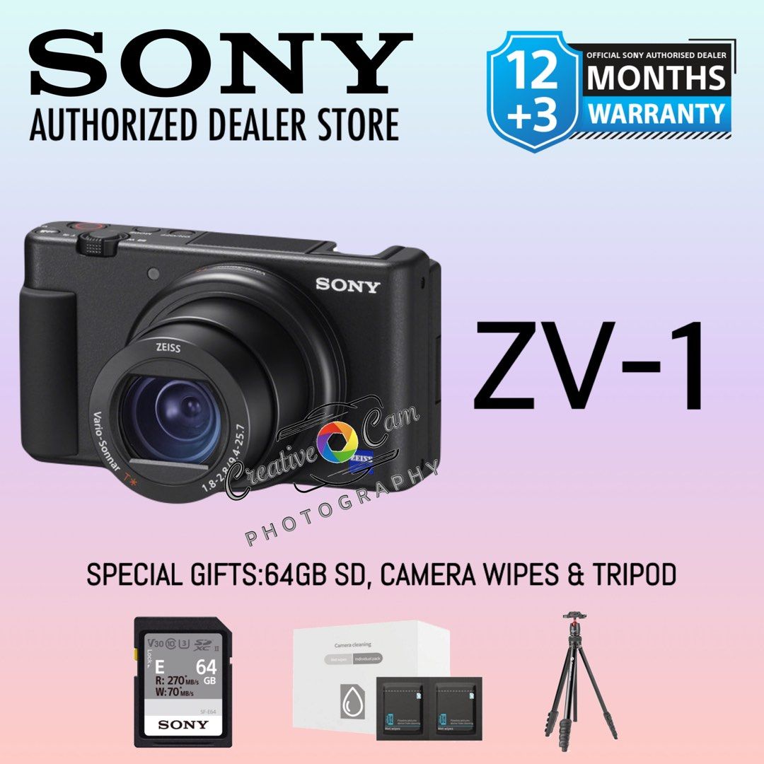 Digital Sony Zv1 Shopee SONY ZV-1 Black) main image 1