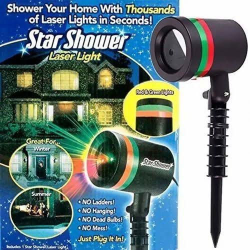 Star Shower Laser Light (Category: Lighting) located in Bacoor. Submitted by mydeclutt (Listing ID 1341076902, Image 3). Description: Never used, box have imperfections due to long storage but product is undamaged and working Retails for PHP290+ in other stores.