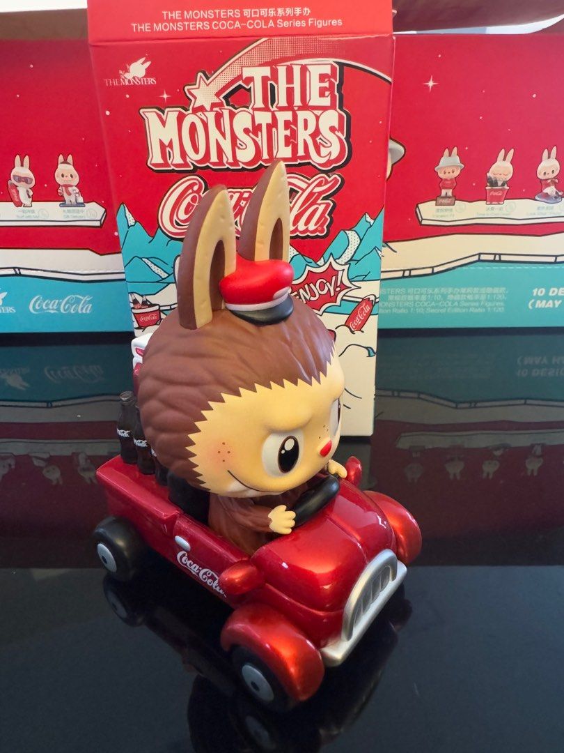 WITH SECRET) The Monsters Coca Cola series (Labubu), Hobbies