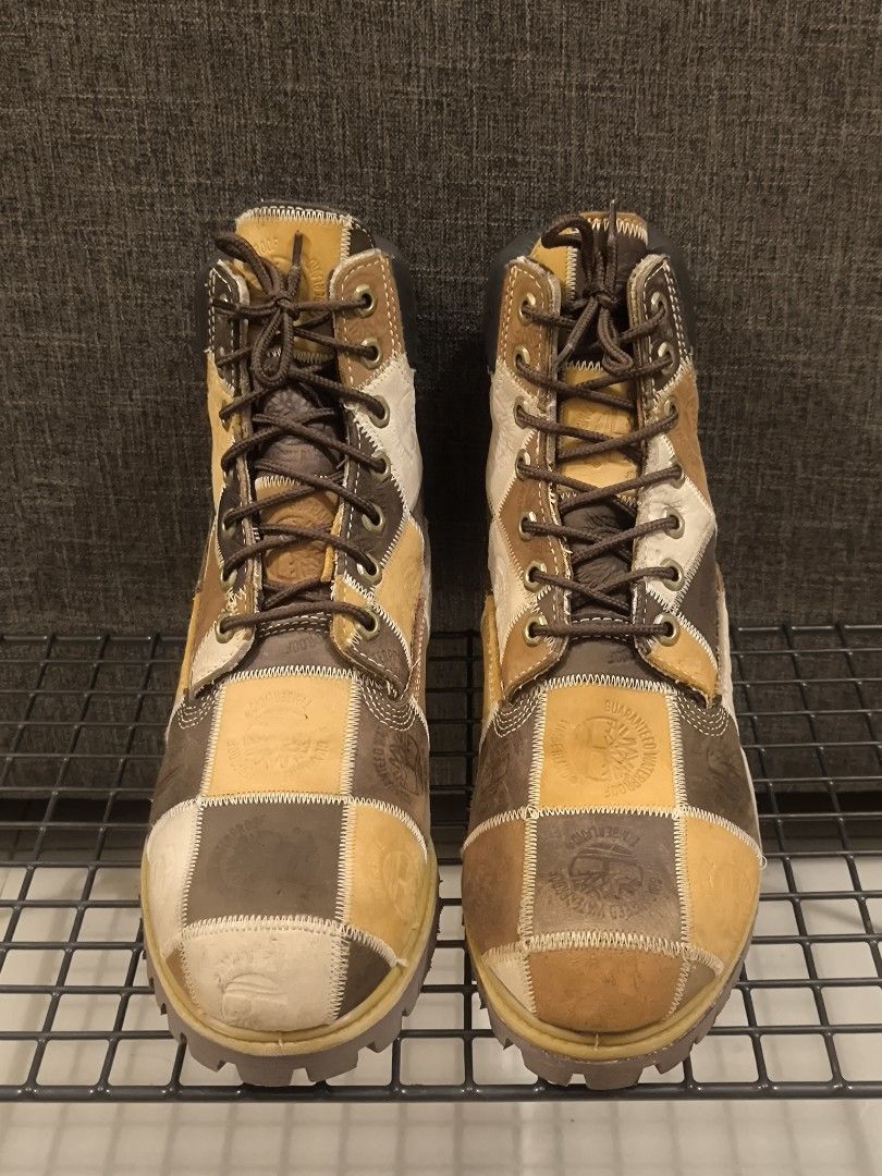 Timberland patchwork boots clearance