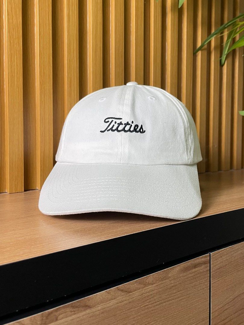 Titleist Parody Titties Funny Wording Dad Hat