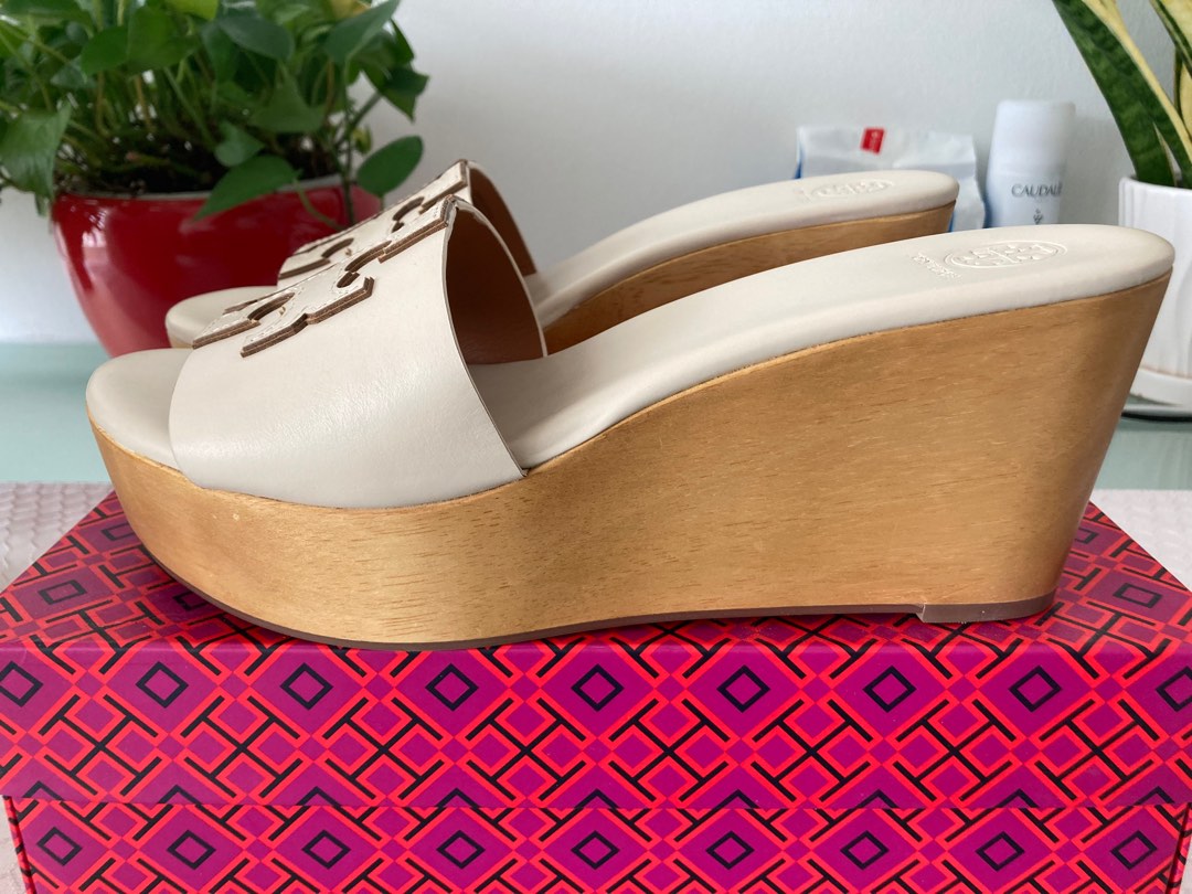 ines wedge slide tory burch