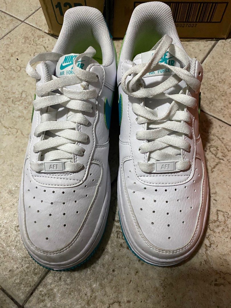 Women's Nike Airforce 1 (Category: Sneakers) located in Quezon City. Submitted by westings (Listing ID 1341188170, Image 2). Description: White and dusty color airforce 1 Bought at Nike Makati for 3,100 Used twice! RFS: Decluttering Mode of payment: Gcash, UB, BPI, PNB, Gotyme Shipping via grab/lalamove/gogoxpress/mcfa/lbc Message me for inquiries!.