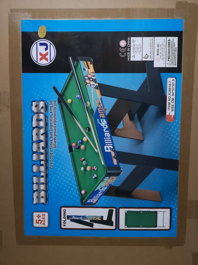 WOODEN FOLDABLE BILLIARDS Mini billiards junior billiards (Category: Billiards and Bowling) located in Manila. Submitted by thechecklistph (Listing ID 1341119168, Image 2). Description: WOODEN FOLDABLE BILLIARDS SALE: P4299 Regular Price: P5999 Ideal for Kids 5 years old to adult Complete set Pick up or shipping shouldered by buyer.