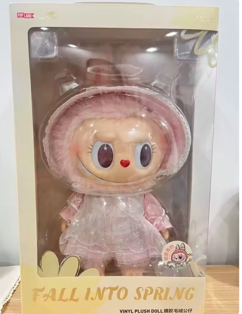 100% 真PopMart The Monsters Labubu Mokoko Fall Into Spring