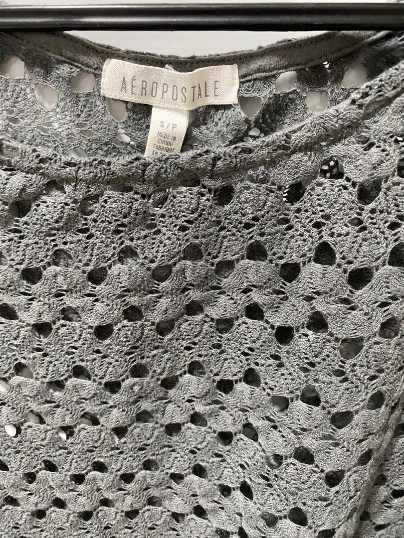 Aeropostale lace Longsleeves (Small) (Category: Longsleeves) located in Cavite. Submitted by rammjoy (Listing ID 1341278518, Image 2). Description: brand: Aeropostale size: Small (perfectly fits XS frames) color: gray .