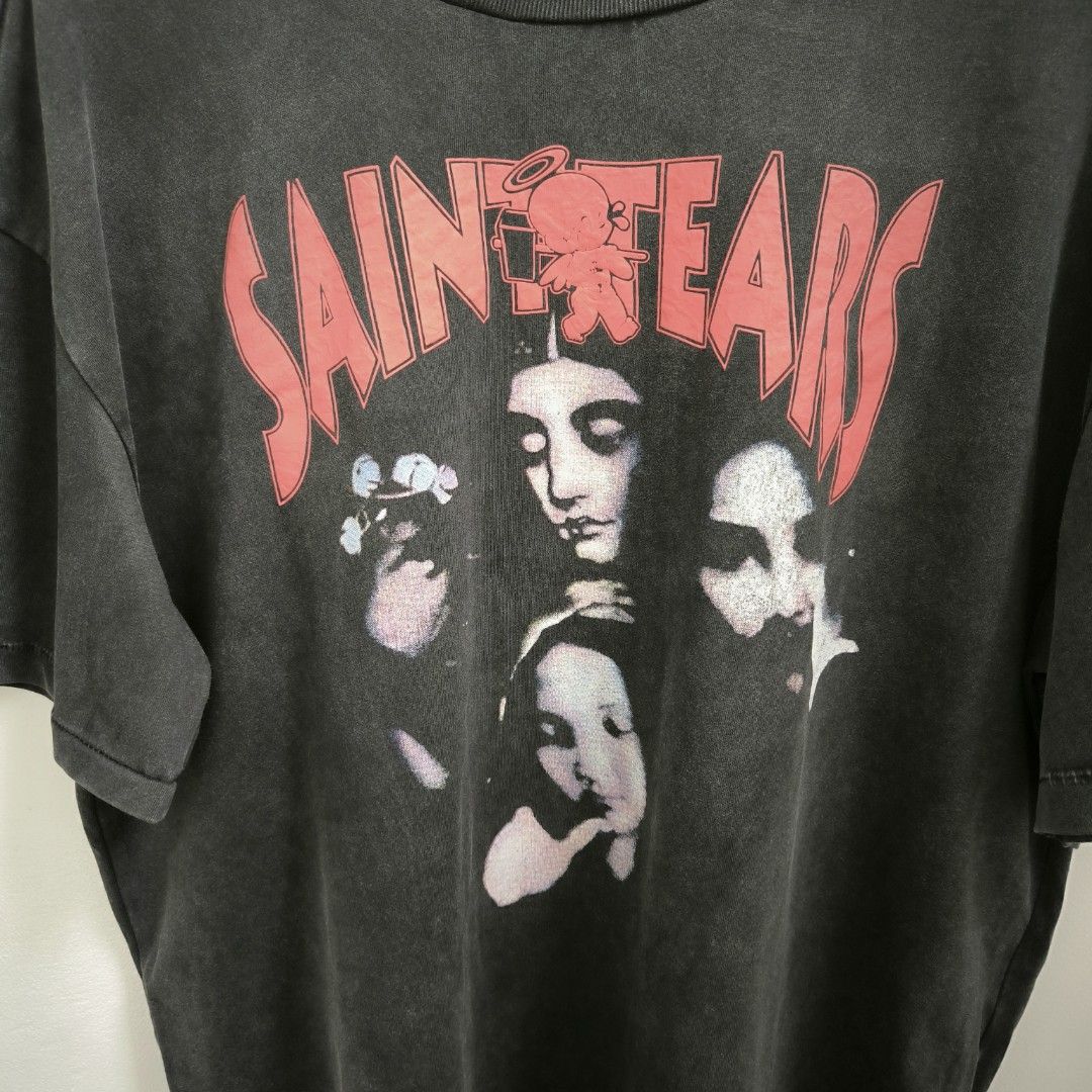 (PRE ORDER) DENIM TEARS x READYMADE x SAINT MICHAEL TEE (Category: Tshirts & Polo Shirts ) located in Quezon City. Submitted by slram (Listing ID 1341276487, Image 2). Description: 🤝 FOR SALE 🤝 *Actual photos posted* 🔵 DENIM TEARS x READYMADE x SAINT MICHAEL TEE (UA) - Size/s: Small-XLarge - Color: Washed Black - Single Stitch ₱1,000 plus SF LOC: QC MOP: Gcash, Paymaya ✅ Payment First (50%dp) ❌ Pass sa kwentuhan (nasa description na ung detail