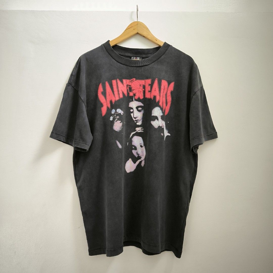 (PRE ORDER) DENIM TEARS x READYMADE x SAINT MICHAEL TEE (Category: Tshirts & Polo Shirts ) located in Quezon City. Submitted by slram (Listing ID 1341276487, Image 1). Description: 🤝 FOR SALE 🤝 *Actual photos posted* 🔵 DENIM TEARS x READYMADE x SAINT MICHAEL TEE (UA) - Size/s: Small-XLarge - Color: Washed Black - Single Stitch ₱1,000 plus SF LOC: QC MOP: Gcash, Paymaya ✅ Payment First (50%dp) ❌ Pass sa kwentuhan (nasa description na ung detail
