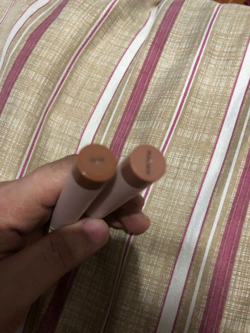 Detaim Cosmetics Clay Pen (Category: Makeup) located in Manila. Submitted by heyymmich (Listing ID 1341336656, Image 2). Description: 40 each swatch only.