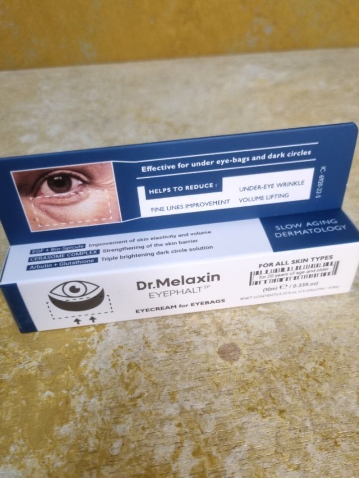 Dr. Melaxin Eyephalt Full Size 10ml (Category: Face Care) located in Quezon City. Submitted by beauty_fashion_sale (Listing ID 1341355955, Image 1). Description: .