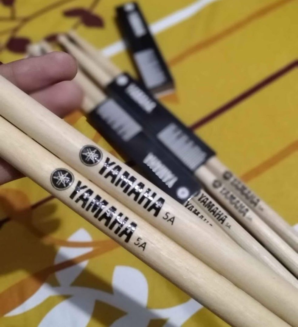 Drumstick Yamaha 5A (Category: Musical Instruments) located in Quezon City. Submitted by lapacificateur (Listing ID 1341286607, Image 1). Description: 3 pairs for ₱280 pesos only Brand new Quezon city area Project 2 landmark.