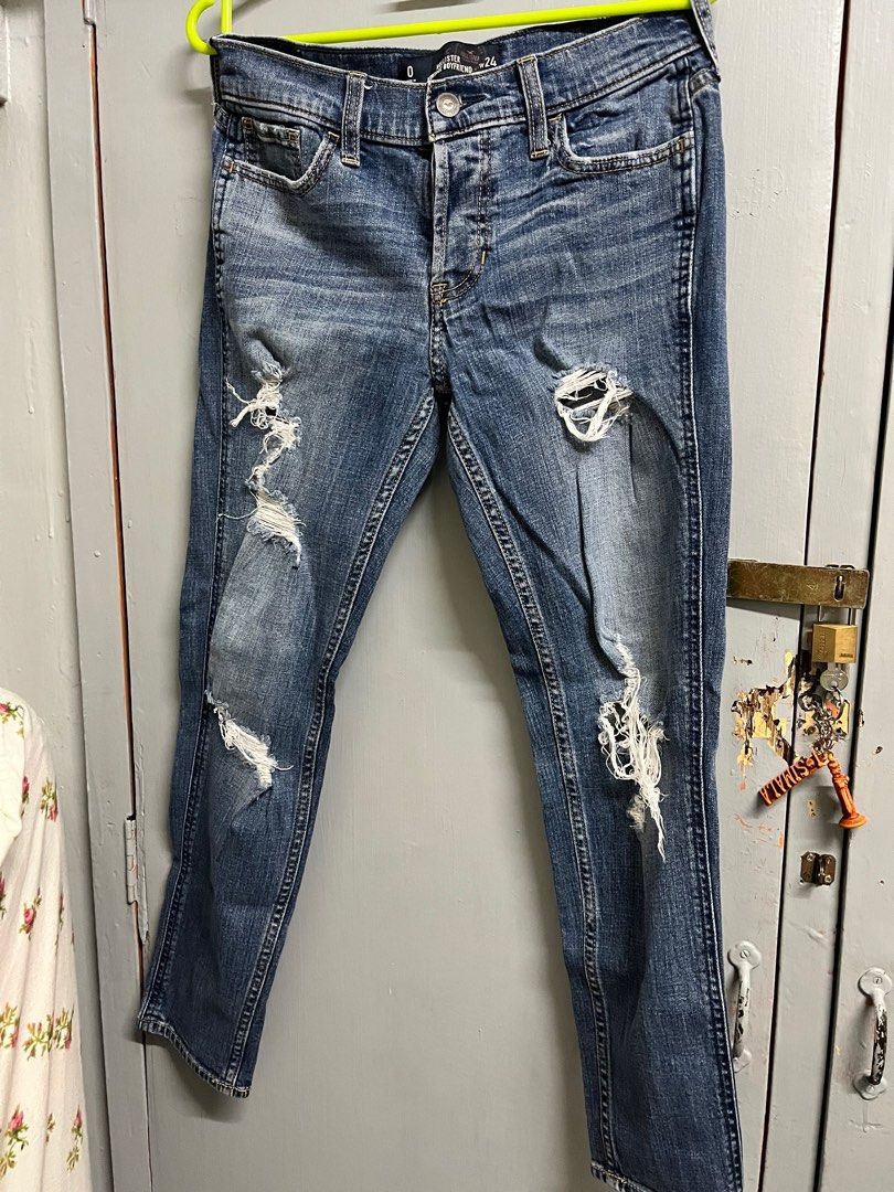 Vintage boyfriend jeans hollister 2025