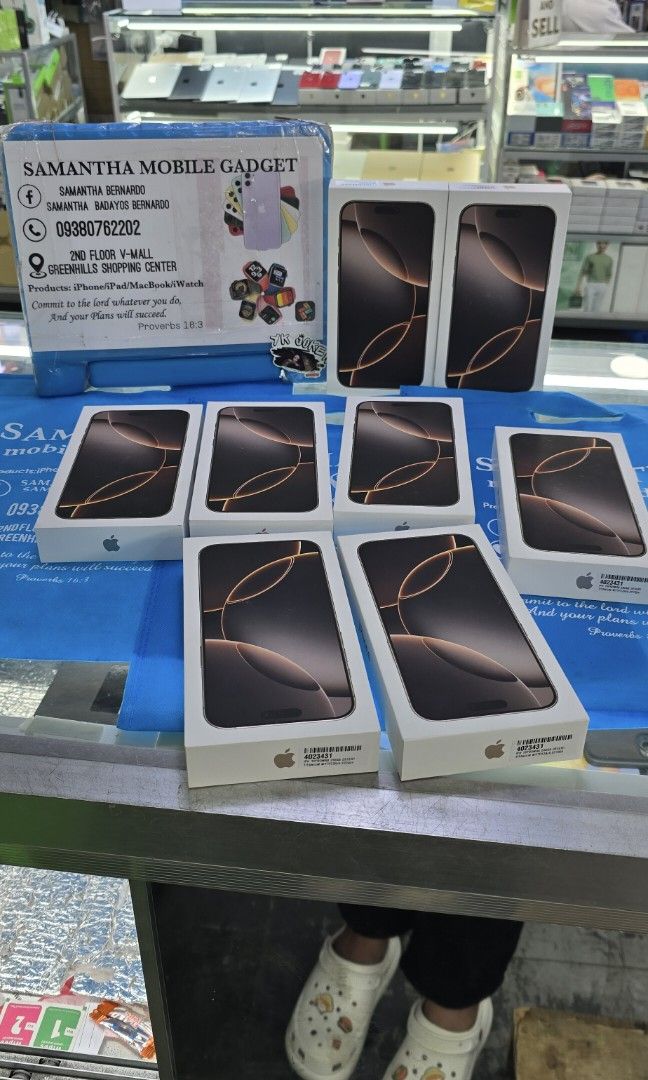 Iphone 16 Promax 256gb HK Dual Sim (Category: iPhone 16 Series) located in Quezon City. Submitted by samanthaga21954 (Listing ID 1341290765, Image 3). Description: Iphone 16 Promax 256gb HK Variant Dual Sim Brandnew Sealed with Warranty Onhand Stock.
