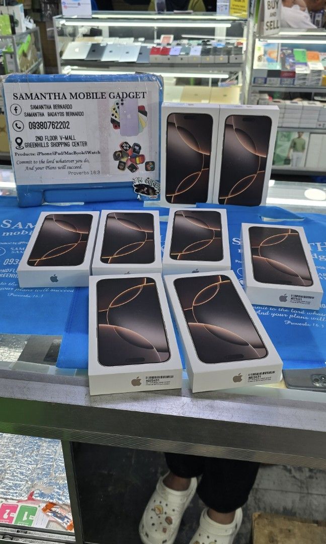 Iphone 16 Promax 256gb HK Dual Sim (Category: iPhone 16 Series) located in Quezon City. Submitted by samanthaga21954 (Listing ID 1341290765, Image 2). Description: Iphone 16 Promax 256gb HK Variant Dual Sim Brandnew Sealed with Warranty Onhand Stock.