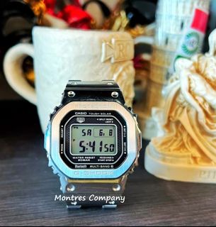 Montres Company 香港註冊公司(32年老店) 卡西歐 CASIO G-SHOCK 防震 200 米防水 GMW GMWB5000 GMWB5000D GMW-B5000 GMW-B5000D GMW-B5000D-3 GMW-B5000D-3D GMW-B5000D-3DR 經典款 銀綠色 十一款色有現貨64197338749057110