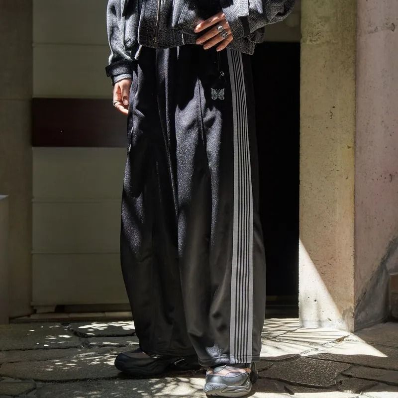 NEEDLES x JEANS FACTORY〈別注〉H.D. Track Pant - 黑灰
