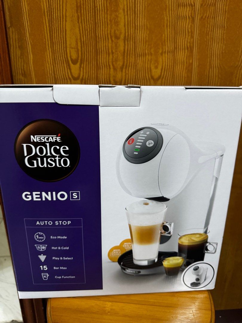 Nescafe Dolce Gusto Genio S (Category: Coffee Machines & Makers) located in Manila. Submitted by 17thfinds (Listing ID 1341332409, Image 1). Description: RFS: Gift, already have coffee machine..