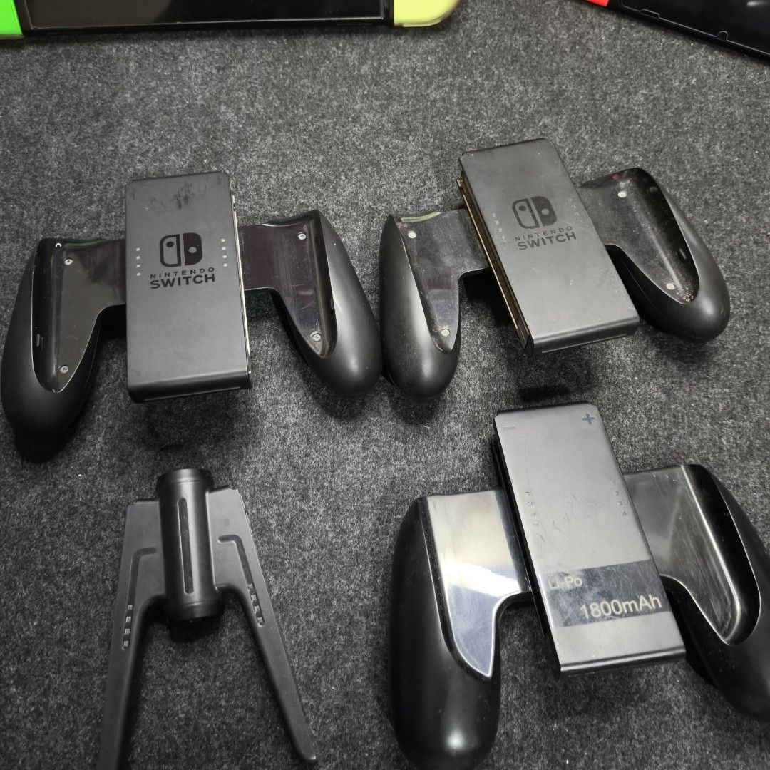 nintendo switch controller grips original (Category: Controllers) located in Valenzuela. Submitted by gearpandaph (Listing ID 1341335448, Image 2). Description: nintendo switch original grip - 300 charging grip like og - 200 charging grip minimalist - 200.