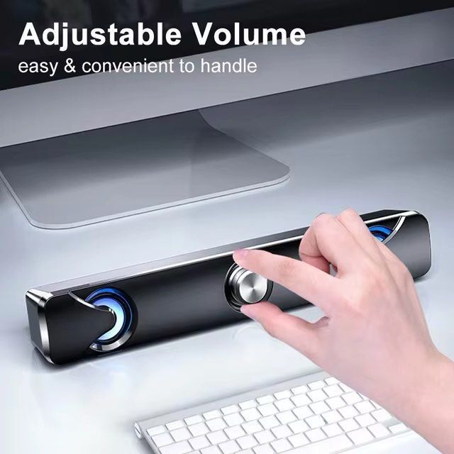 Computer Speakers, Hi-Fi Sound Quality Computer Sound Bar, Bluetooth ...