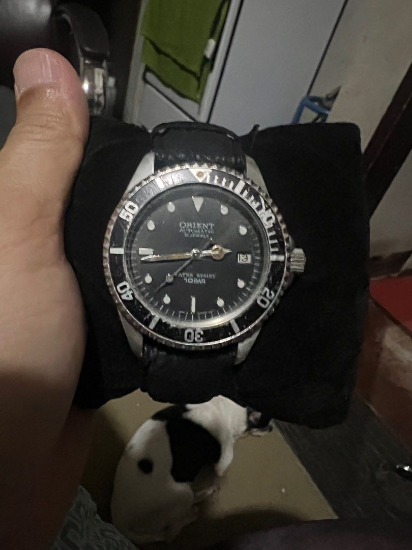 Orient divers 10 bar (Category: Men's Watches) located in Malabon City. Submitted by 168raymond (Listing ID 1341410896, Image 1). Description: Orient divers 10 bar Good working Location potrero malabon.