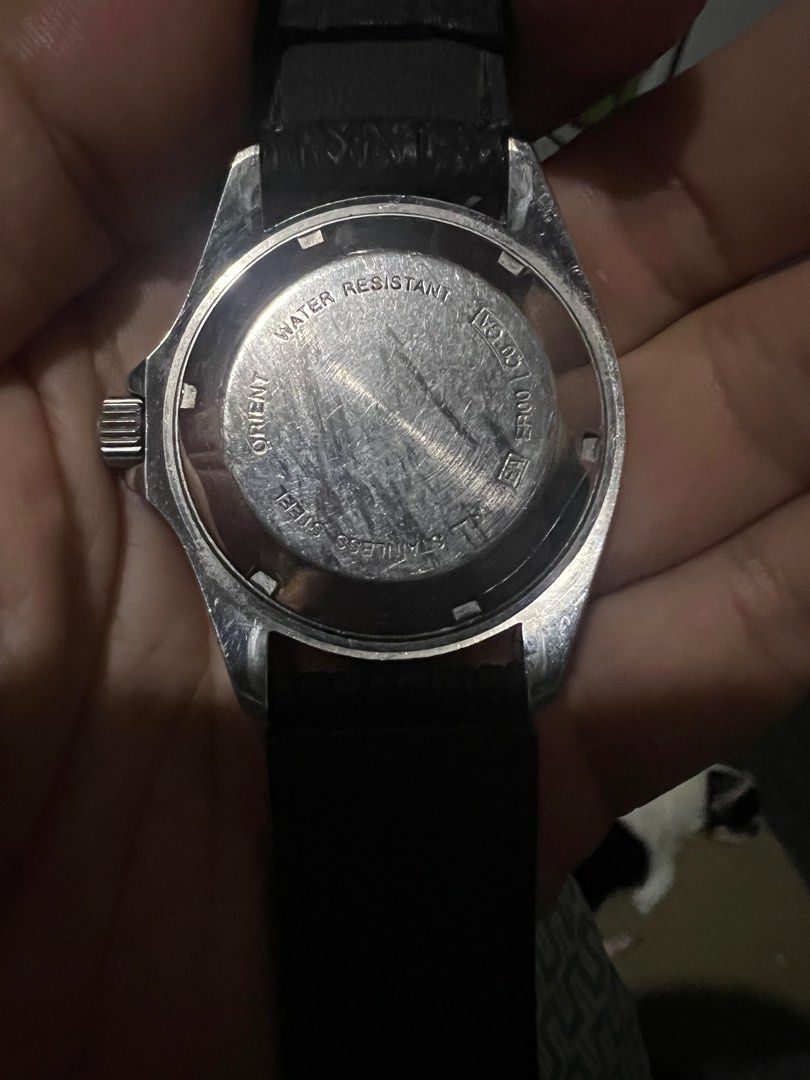 Orient divers 10 bar (Category: Men's Watches) located in Malabon City. Submitted by 168raymond (Listing ID 1341410896, Image 2). Description: Orient divers 10 bar Good working Location potrero malabon.