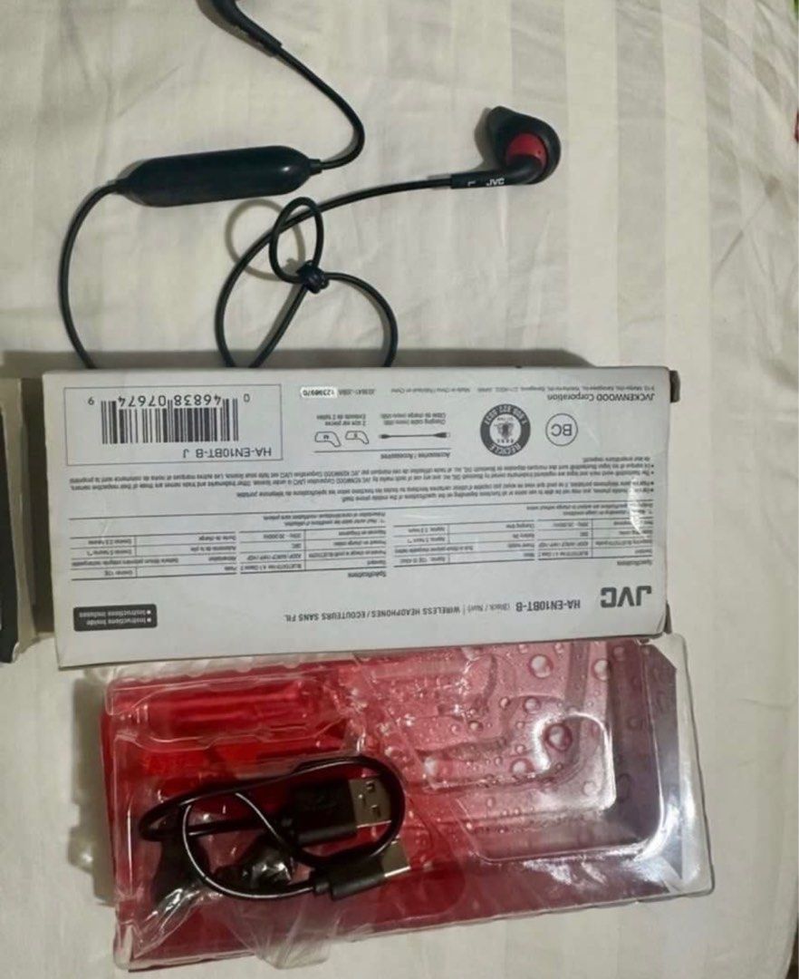 Original JVC sports (Category: Headphones & Headsets) located in Manila. Submitted by bornthisway22 (Listing ID 1341357317, Image 2). Description: original bluetooth headset almost new just open and tried u.s bought .