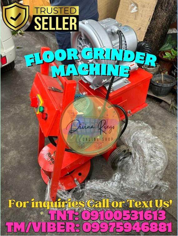 Pick Up Now Concrete Floor Grinder Machine (Category: Construction Tools & Equipment) located in Pasig City. Submitted by ayabheldiane-20162 (Listing ID 1341325417, Image 1). Description: 🌏 We Can Deliver Nationwide 👉 AP Cargo, LBC, Lalamove & etc. 📍 HURRRYYYY!!! BUY NOW!!! & GET LESS DISCOUNT 📍 WE'RE ON SALE ❗️❗️❗️ 🔥 FLOOR POLISH CONCRETE GRINDER MACHINE ✅ FREE Shipping and Handling ✅ Authorize Philippine Distributor ✅ Proof of Legitimacy ✅