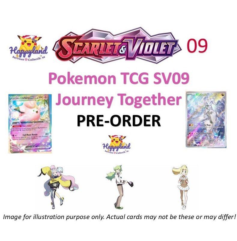 pokemon sv 09 booster box Pokémon Journey Together Booster Pack main image 1