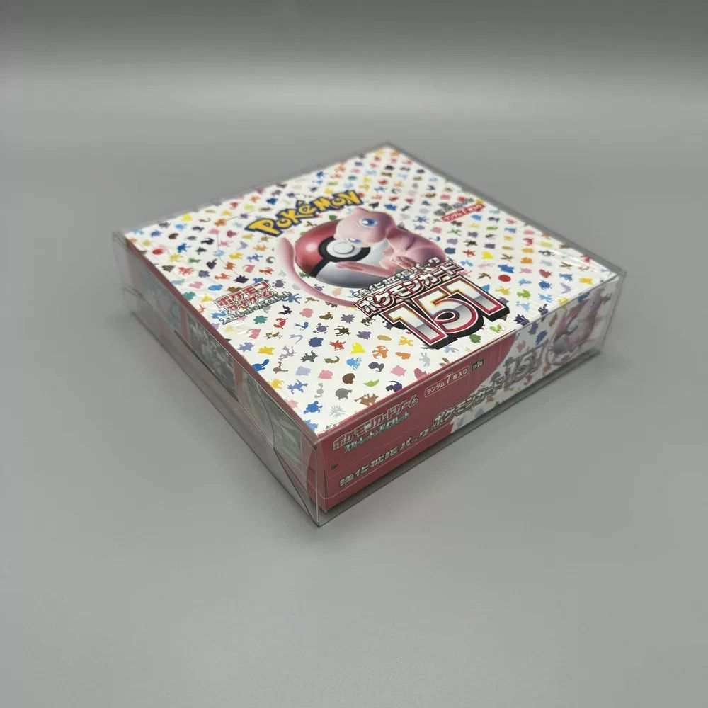 Pokemon TCG Japanese Booster Box BB PVC Protective Transparent Display Box  Japan JP Jap Trading Card Cards (Not Acrylic) Plastic Super Electric Breaker  Supercharged Breaker Terastal Festival ex, Hobbies & Toys, Toys