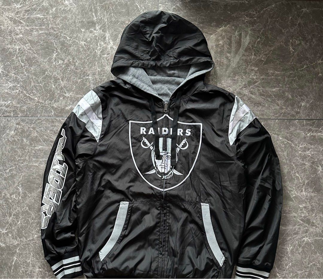 RAIDERS NFL REVERSIBLE HOODIE Men s Fashion Tops Sets Hoodies on Carousell
