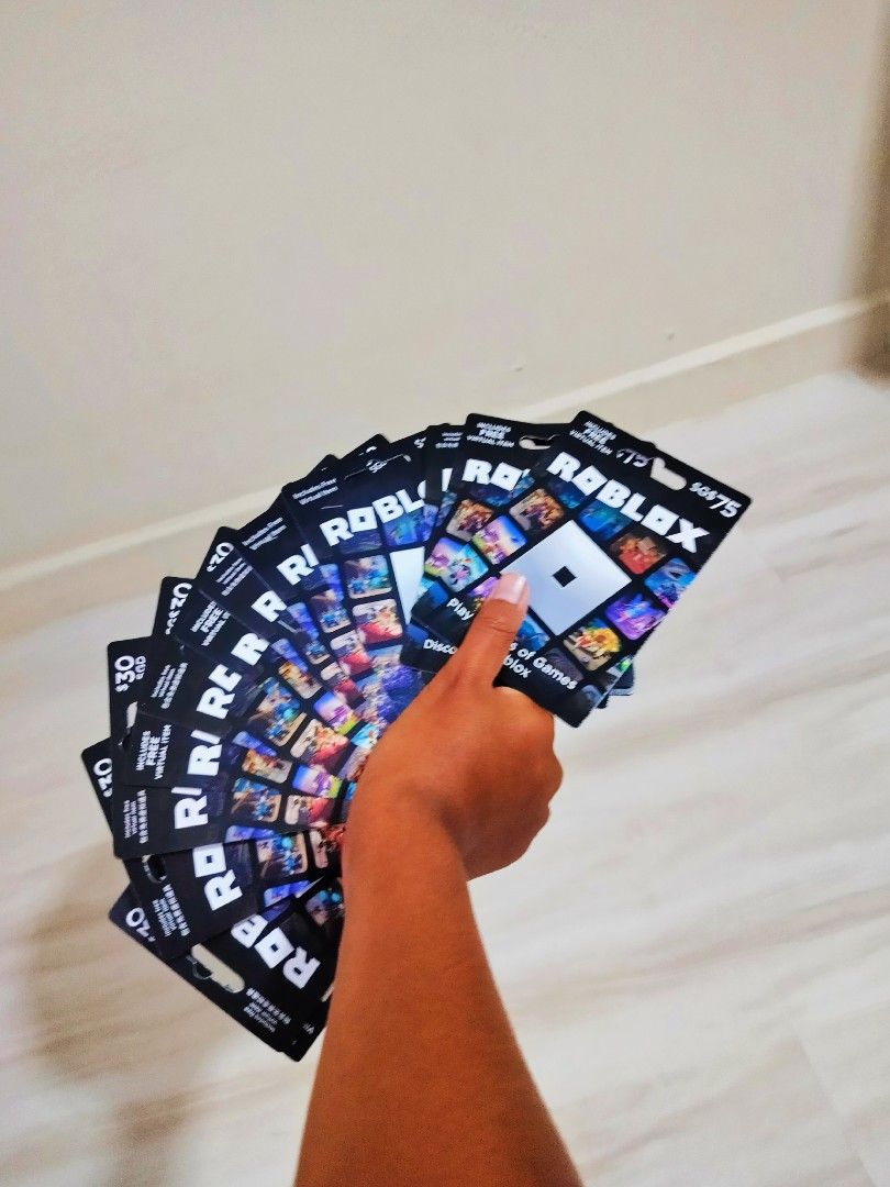Robux Gift Cards, Video Gaming, Gaming Accessories, Game Gift Cards ...