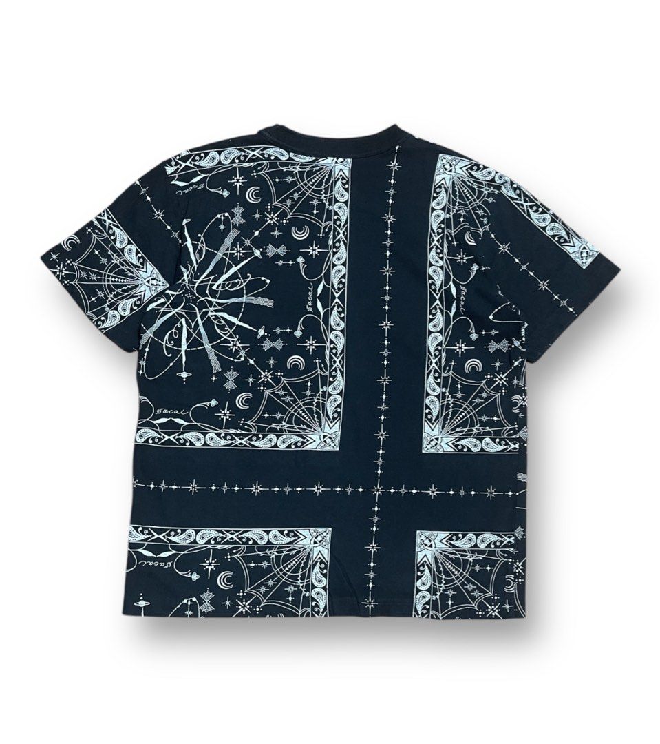 Sacai Dr. Woo Bandana Tee (Category: Luxury Apparel) located in Bulacan. Submitted by sanjisthrift (Listing ID 1341299469, Image 2). Description: Size Medium Width 20.5 Length 26 Excellent Condition 9.8/10.