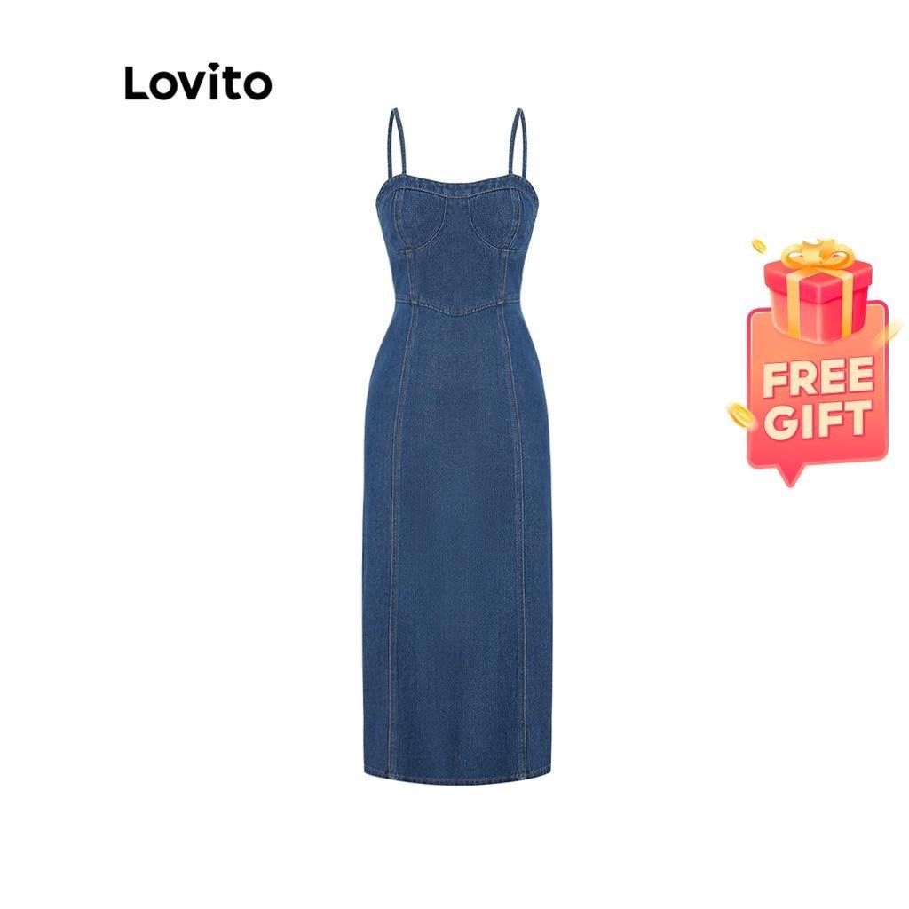 Spaghetti Denim Dress (Category: Dresses) located in Santa Ana. Submitted by sharekyle (Listing ID 1341340244, Image 2). Description: .