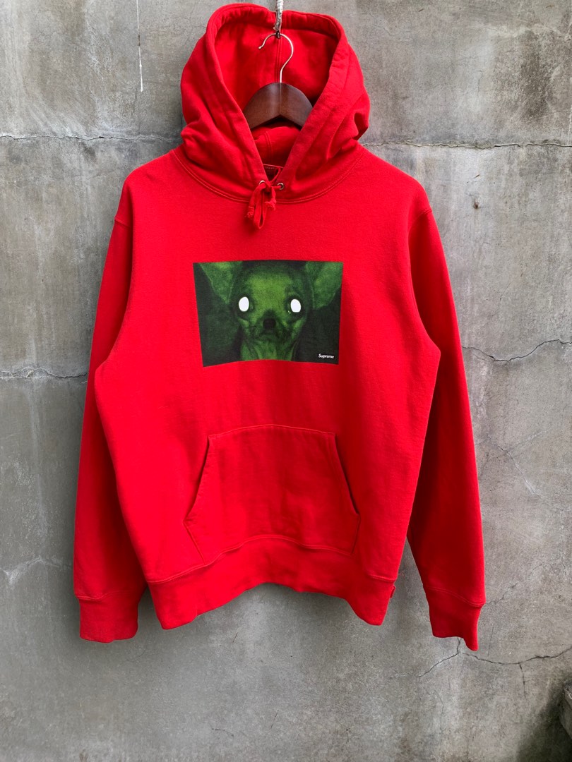 Supreme FW18 Chris Cunningham Chihuahua Hoodie Men s Fashion Activewear on Carousell
