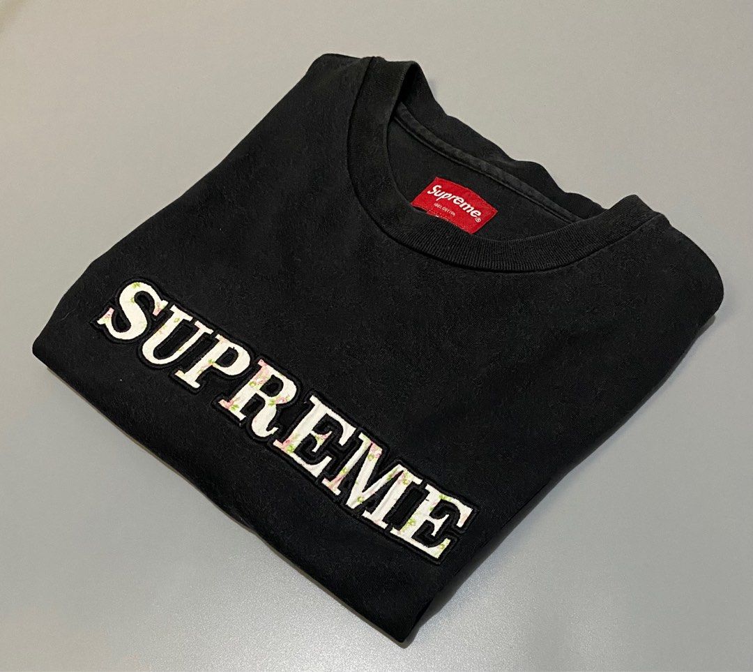 Supreme floral logo on sale