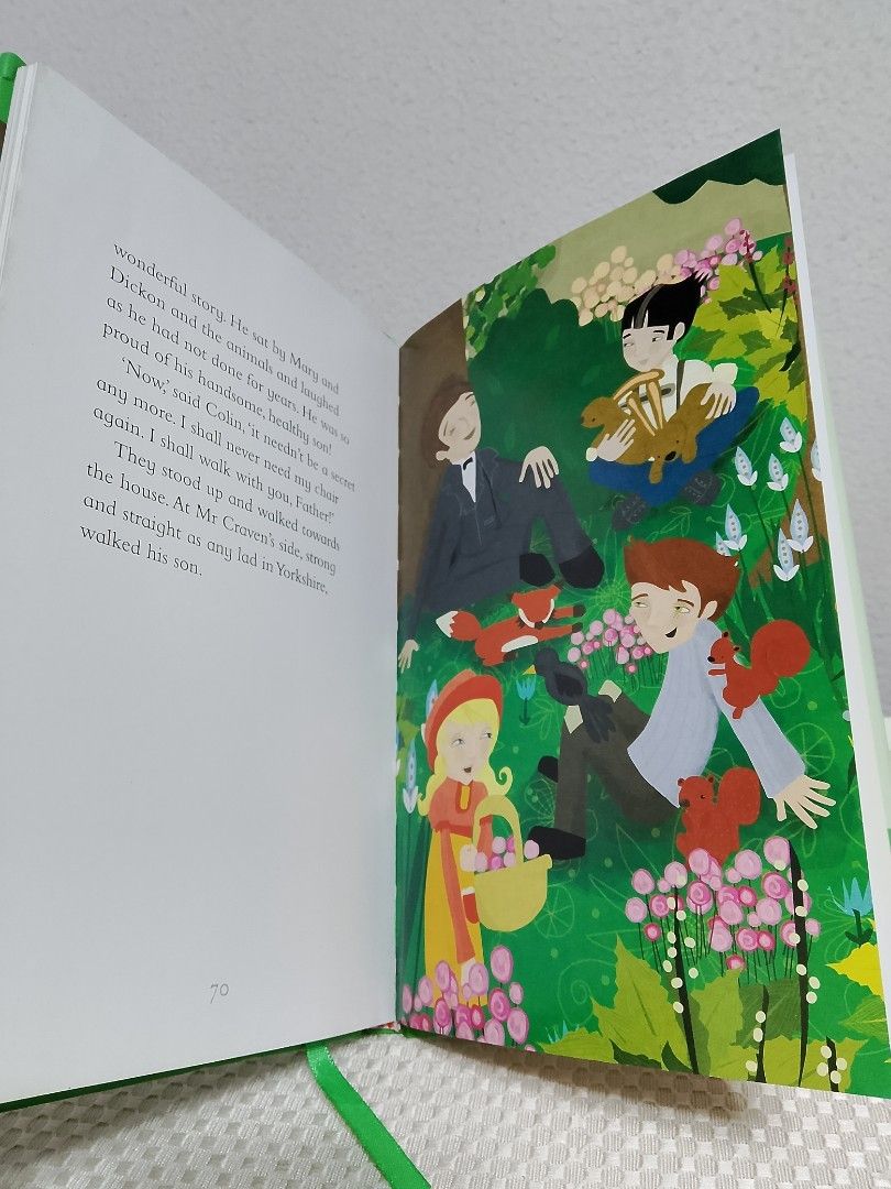The secret garden Hardcover (Category: Storybooks) located in Paranaque City. Submitted by g-books-n-toys (Listing ID 1341277634, Image 2). Description: The Secret Garden by Frances Hodgson Burnett lady bird classics adapted version colored glossy pages has name.