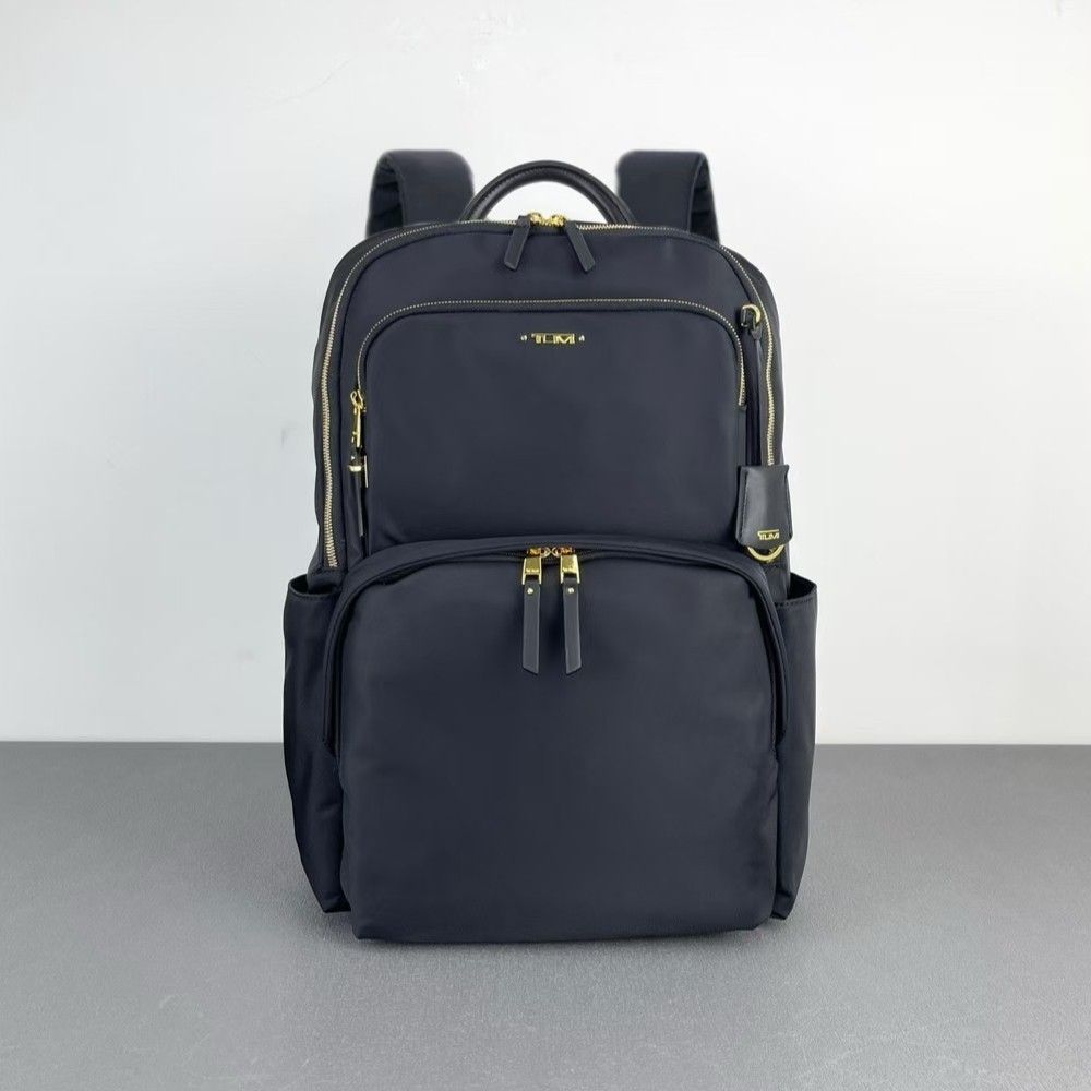 TUMI VOYAGEUR SHAUNA BLACK GOLD ZIP, Women's Fashion, Bags & Wallets,  Backpacks on Carousell