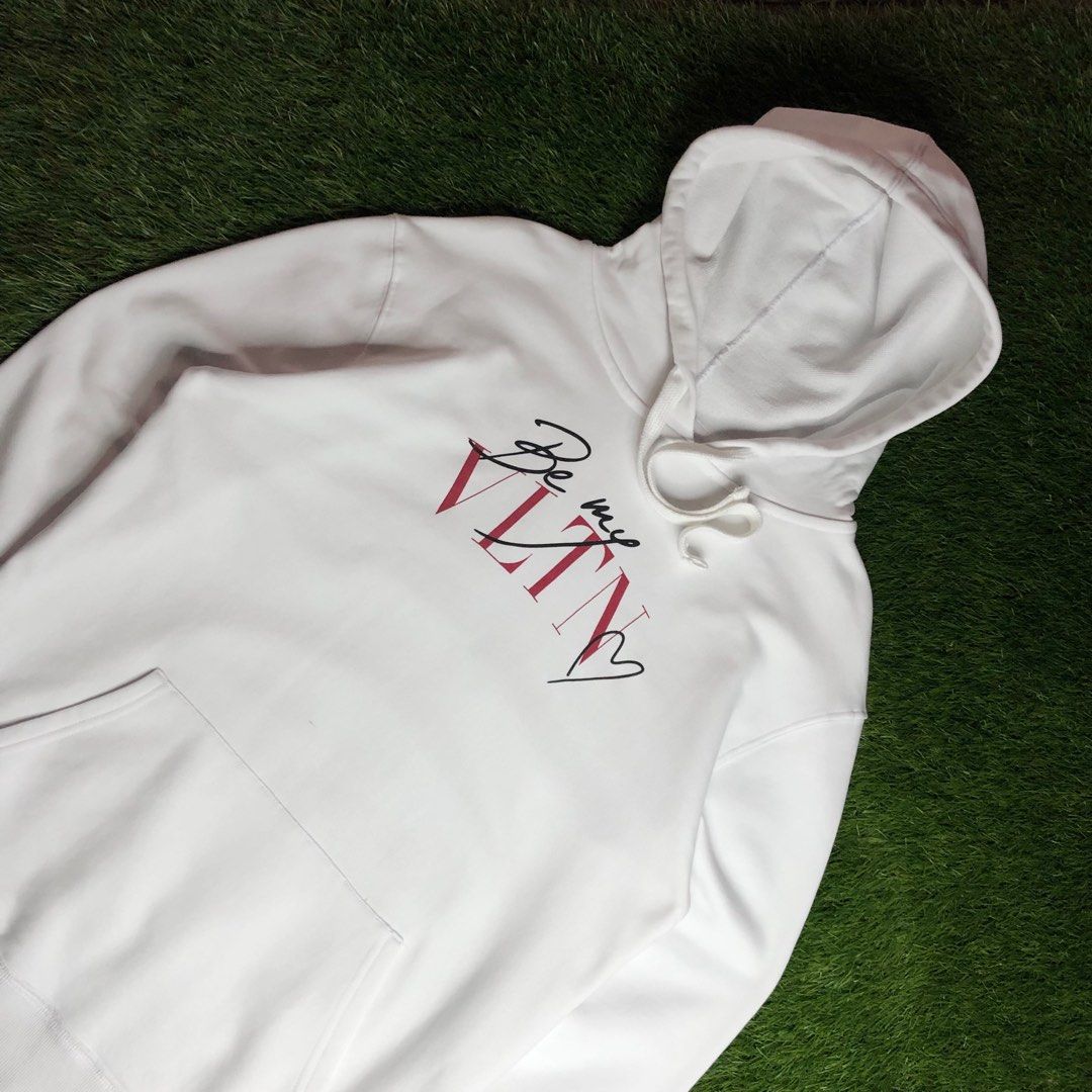 Valentino Be My VLTN Pull Over Hoodie Luxury Apparel on Carousell