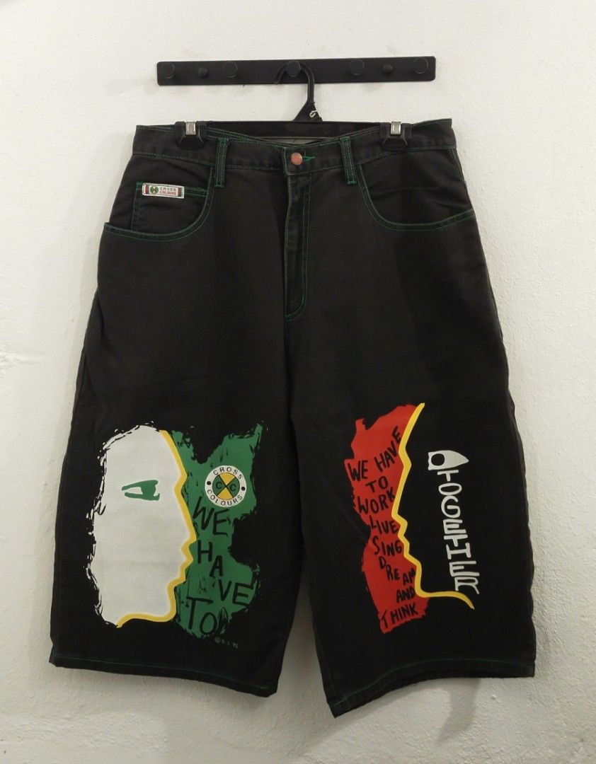 Vintage rare 90s cross colours baggy jorts, Men's Fashion, Bottoms ...