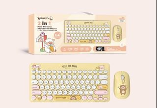 XPower x LuLu the Piggy Wireless Keyboard and Mouse Combo - LuLu The Piggy64158738095875110