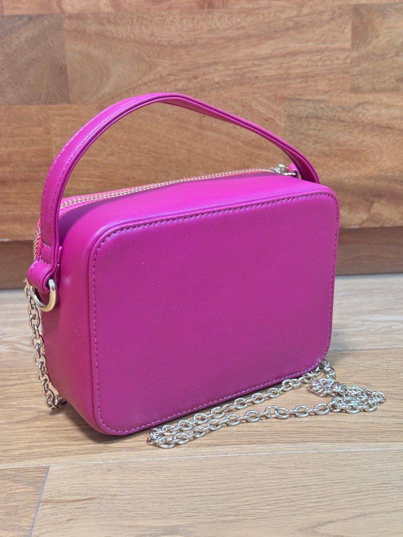 100 New Guess US Outlet Pink Quilt Small Crossbody Carousell
