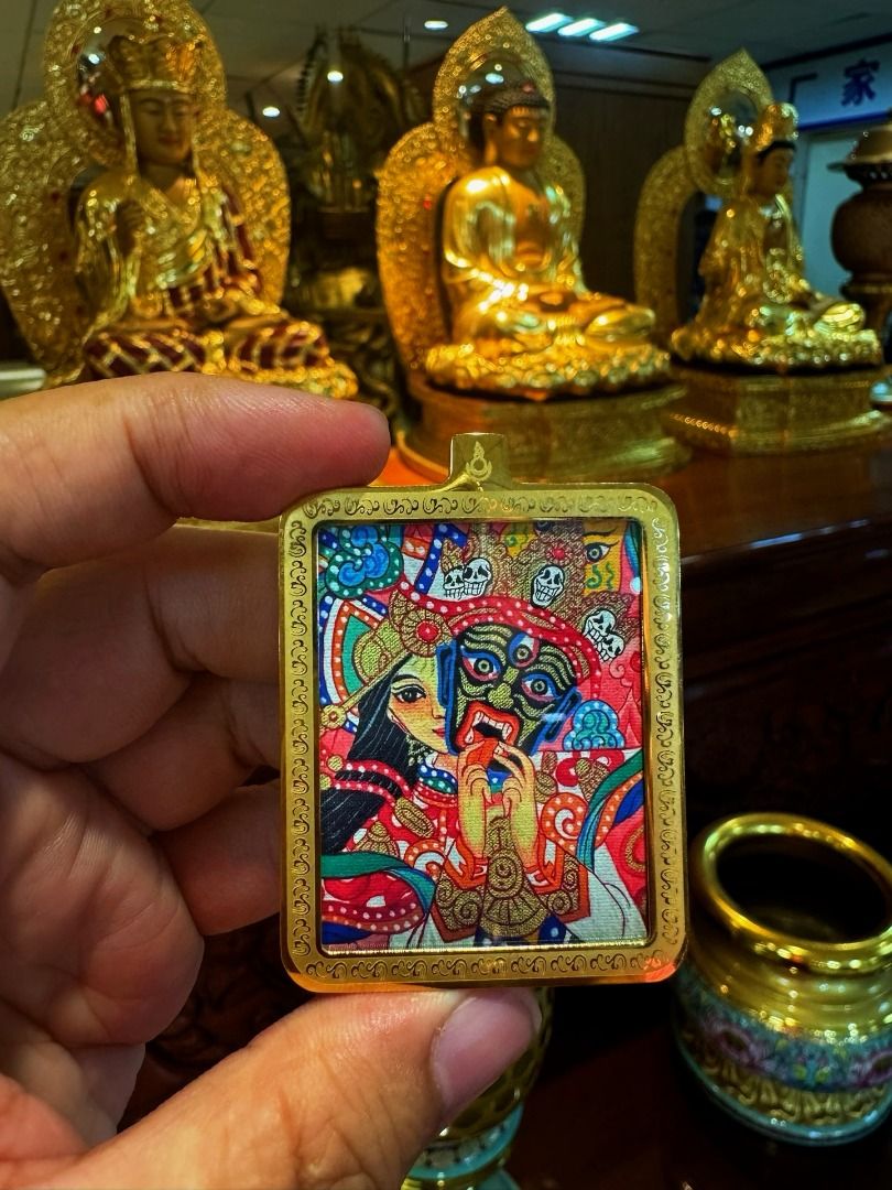 扎基拉姆前世今生】唐卡热贡纯手绘唐卡。全部用矿物质颜料绘 ...