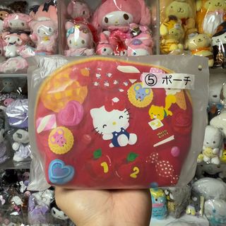 Japanese Version Sanrio Characters Hello Kitty 50th Anniversary Ichiban Kuji - Prize 5 Zipper Pouch / Cosmetic Bag / Small Item Storage Bag64192087918721110