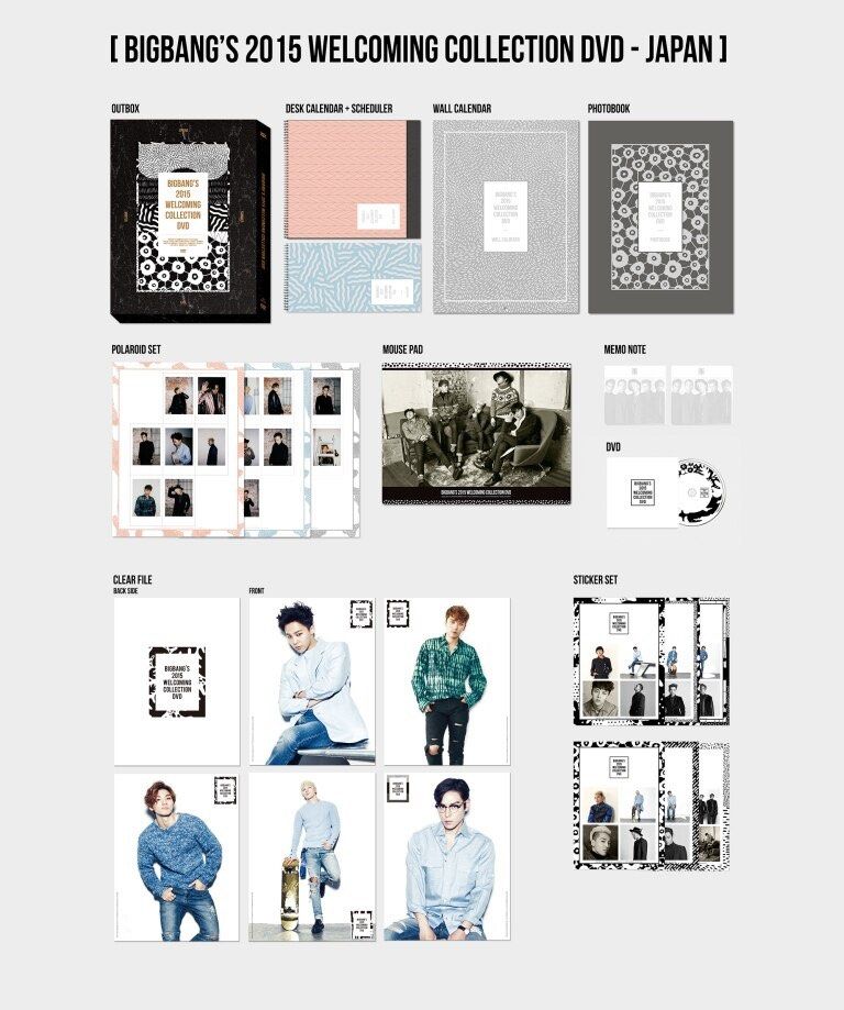 DVD BIGBANG'S 2015 WELCOMING COLLECTION DVD