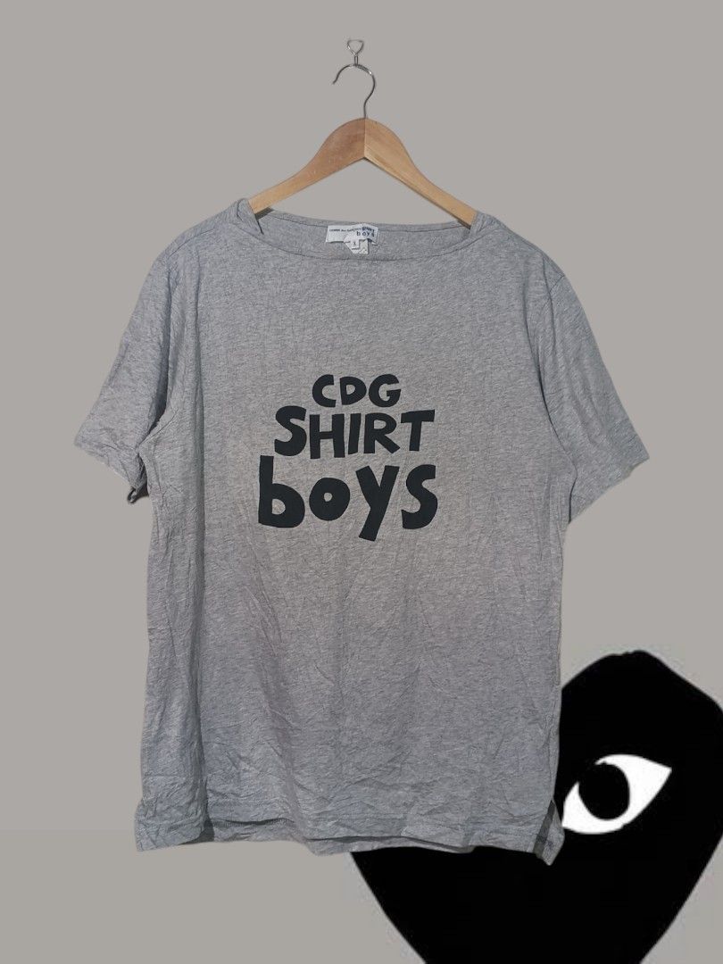 COMME des GARÇONS SHIRT BOYS (Authentic) (Category: Shirts) located in Malasiqui. Submitted by drie_findss (Listing ID 1341548064, Image 1). Description: COMME des GARÇONS SHIRT BOYS (Authentic) ______________________ Size: X on tag fit to M-L (Measured by INCHES) Width: 20.5 Length: 28 Condition: Good Color Rate: 9.5/10 Issue: none "Colors may vary due to lightning" "Swipe to see more details of piece and appreciate♥️" _______________________.
