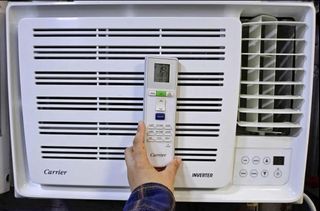 FULL INVERTER 1HP AIRCON WINDOW TYPE FOR SALE GOOD CONDITION FREE DELIVERY COD🚚📦✅✅